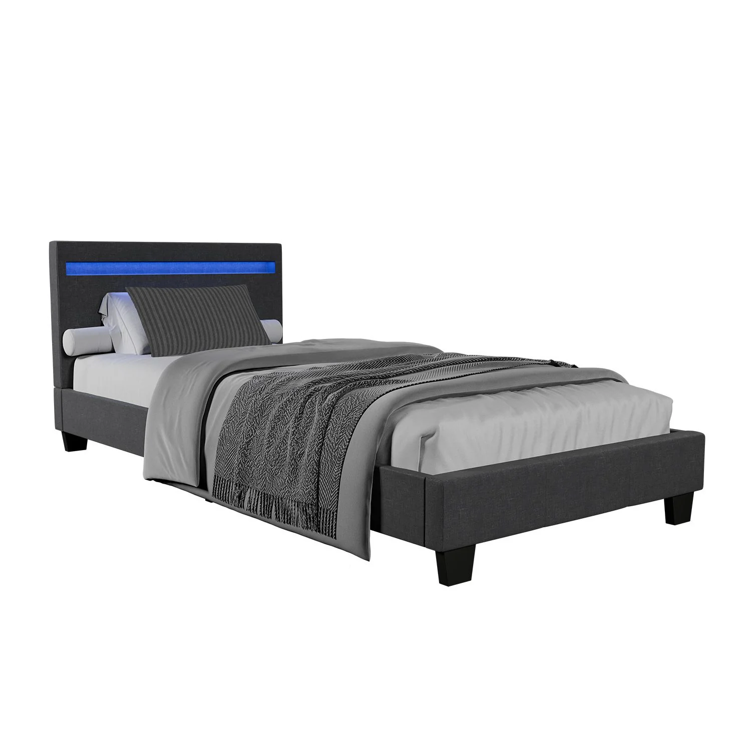 Lit capitonné Verona 2025, 120 x 200 cm, blanc