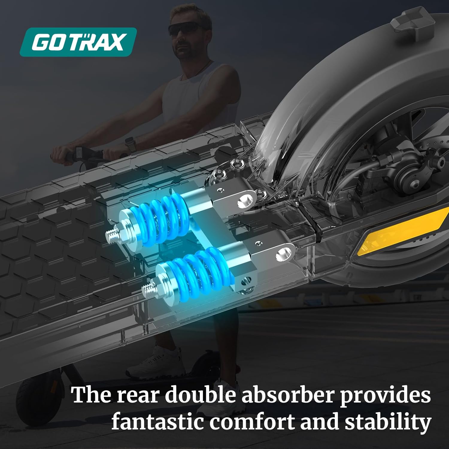 Trottinette électrique pour adultes, roues pneumatiques de 8,5 pouces, autonomie maximale de 14/18 miles, vitesse maximale de 15,5/18 mi/h, moteur de 300 W, avec régulateur de vitesse, pliable