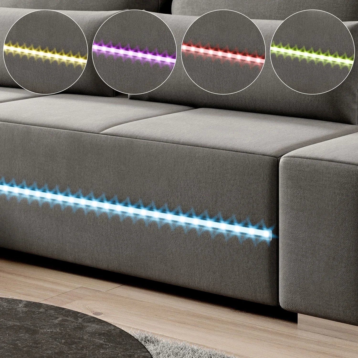 2025 Davos Sofa mit LED