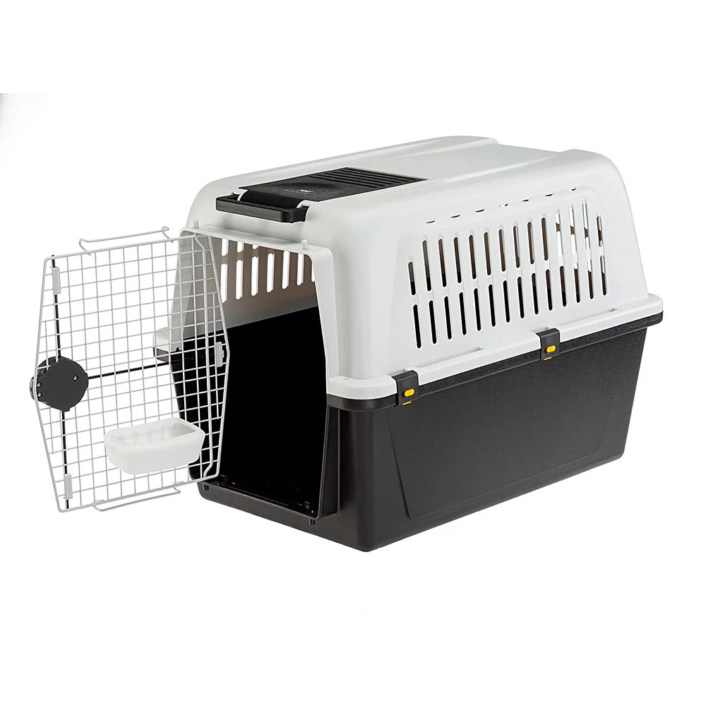 2025 Atlas – Kæledyrstransportør. Sikker, ventileret og IATA-kompatibel. Til bil, tog, båd og fly. Valgfrie hjul og netkit.