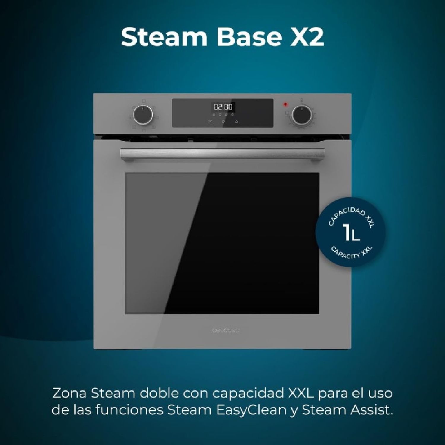 Cecotec Bolero Hexa M226000 Multifunktionsbackofen Glasgrau