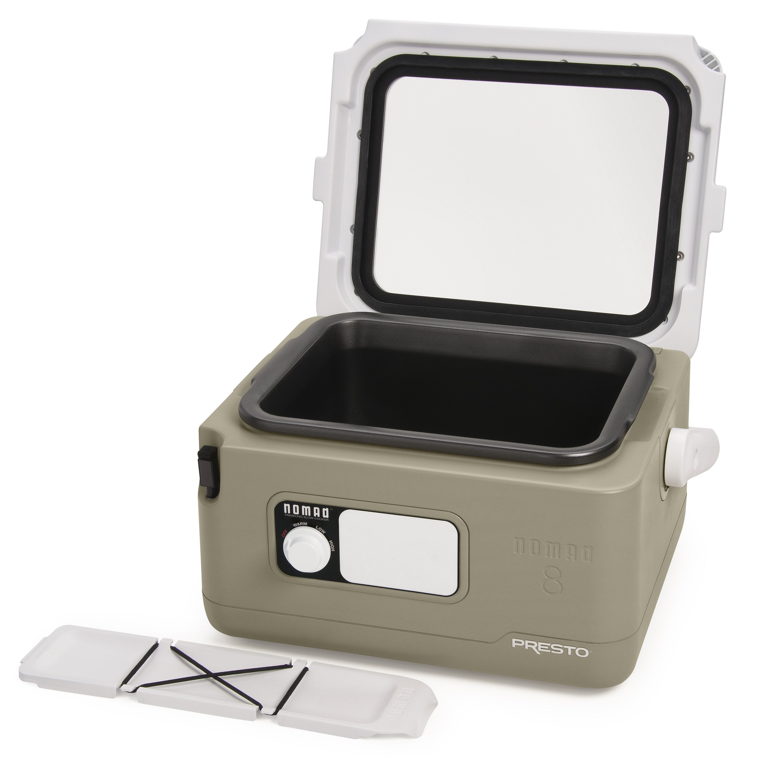 Presto Nomad 8-Quart-Reise-Schongarer (Modelljahr 2025) in Braun