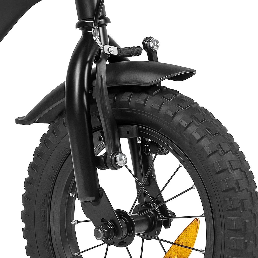 Vélo noir pour enfant de 12 pouces (3 à 5 ans) - OPzleaXgK8CU