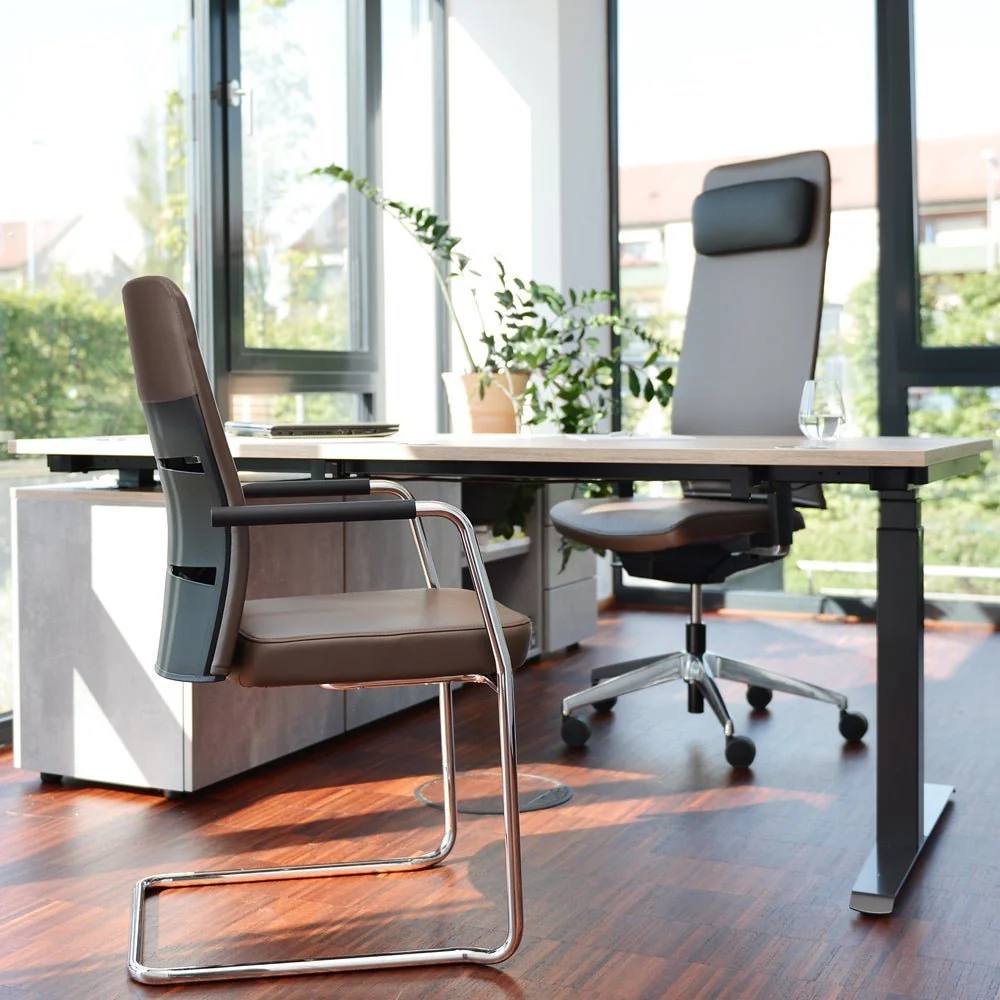 2025 Matrix MT14 Ergonomischer Chefsessel aus Echtleder – DER CHEFSESSEL für komfortables Arbeiten – Hergestellt in Deutschland – 30 Jahre Garantie