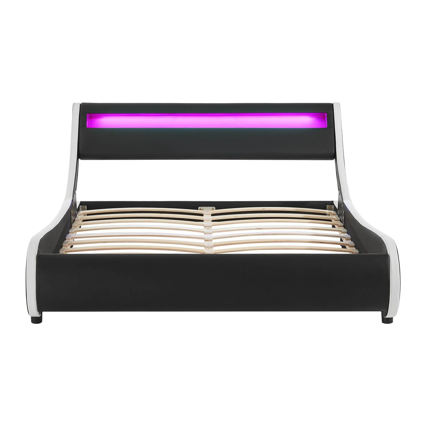 Lit capitonné Valencia 2025, 140 x 200 cm, blanc