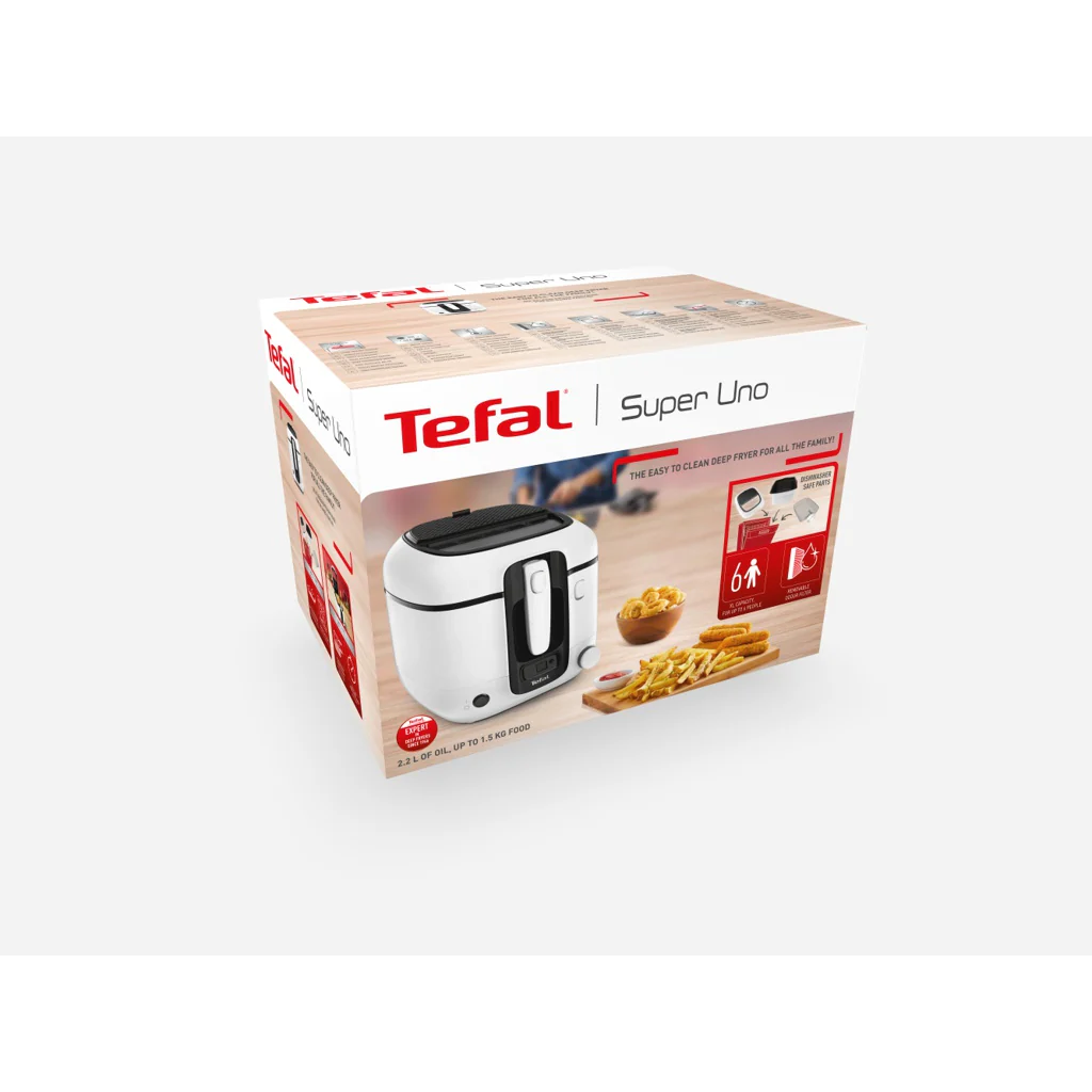 2025 Tefal Super Uno FR314030 Weiße Fritteuse