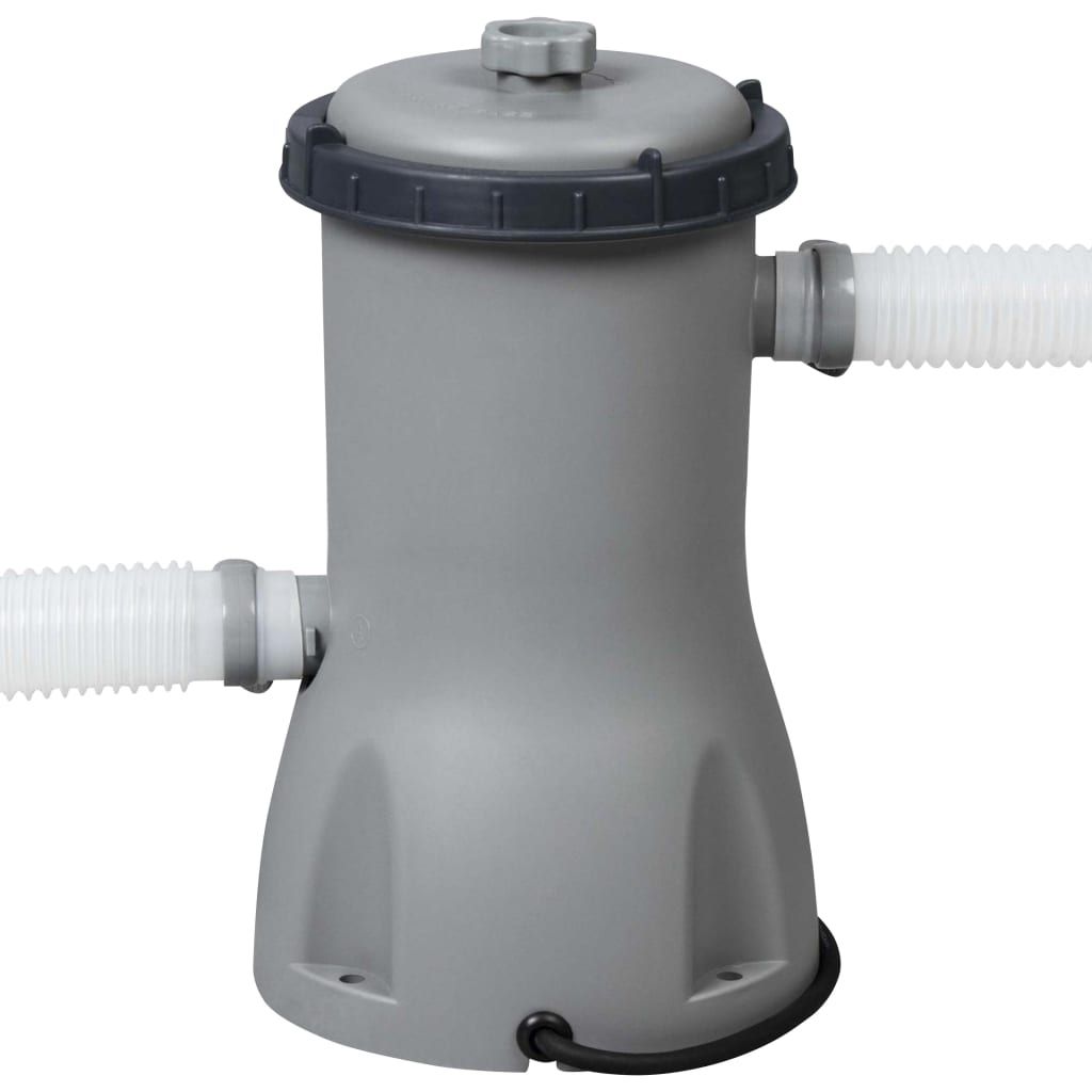 Vidaxl Bestway Steel Pro 8680l Abnehmbarer Pool + Pumpe + Blaue Kartusche Ø396x84 cm