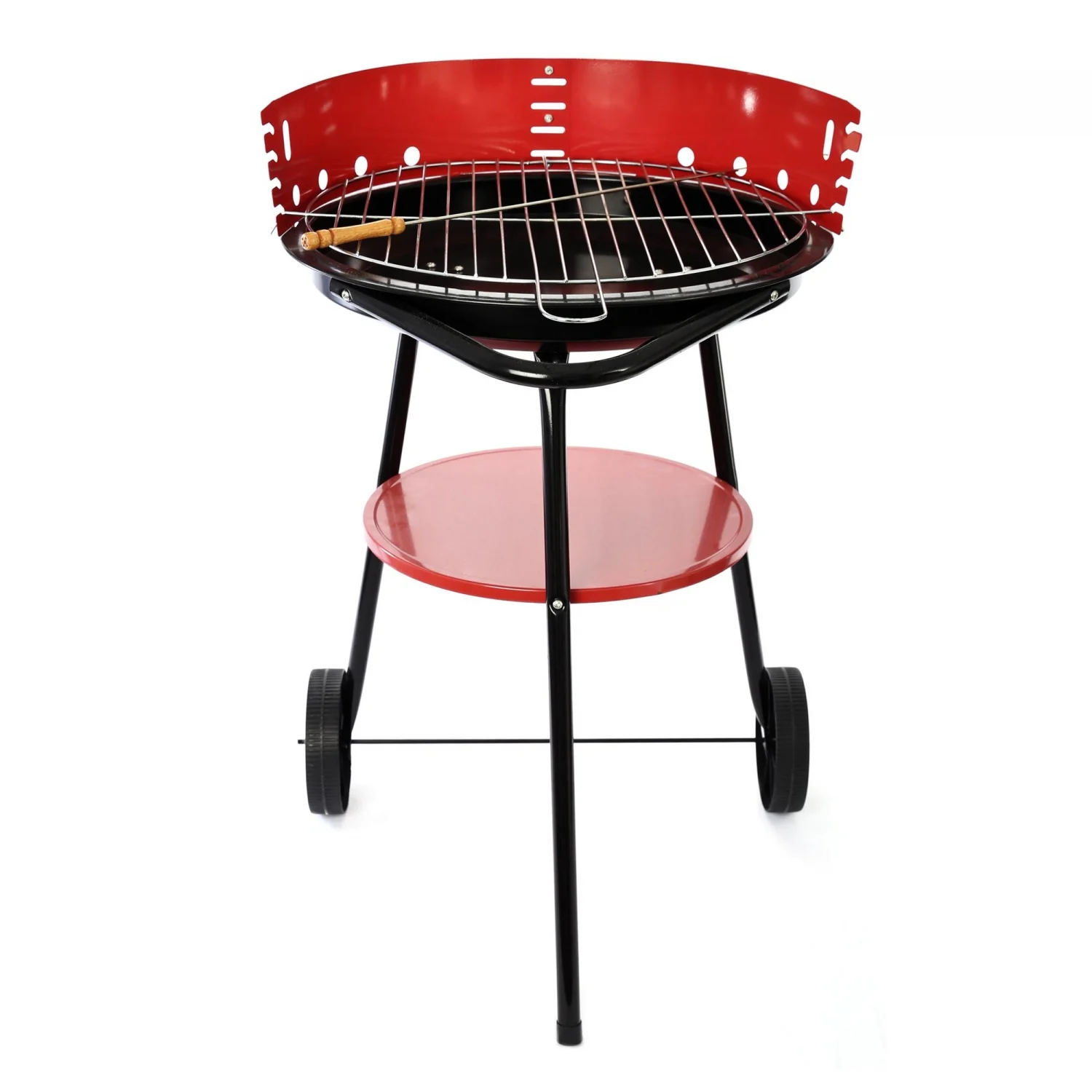 Grill mit Rädern 73x44 cm