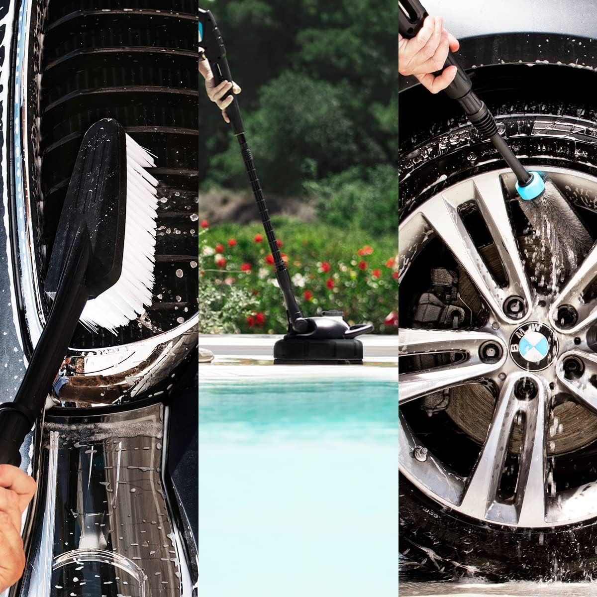 Cecotec HydroBoost 2400 AdvanceClean højtryksrenser. 2400W, Hjem, Have eller Bil, Flowhastighed på 480l/t, 180 trykbarer, Aluminiumpumpe, Aktionsradius 14 m