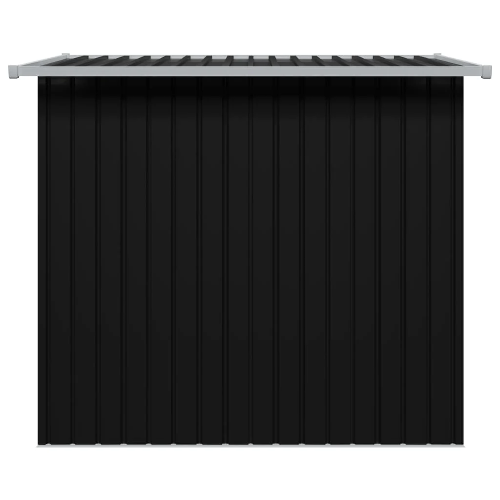 Abri de jardin en acier gris anthracite 2025 v6684
