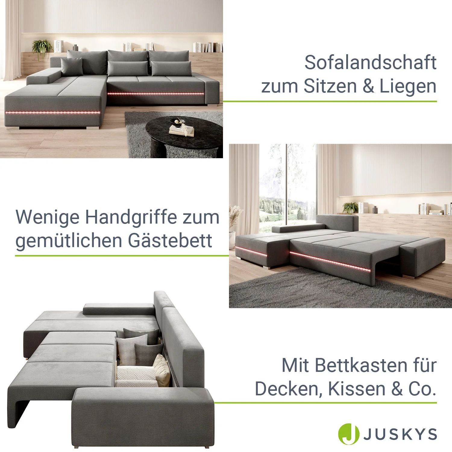 2025 Davos Sofa mit LED