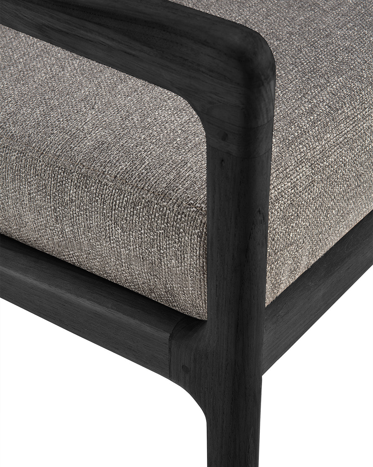 Sofá de exterior Jack de 2 plazas - Teca negra con moca