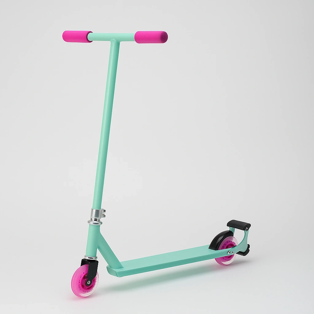 Trottinettes pour enfants, vert menthe et rose, 6-10 ans - sqftzHKs59GF