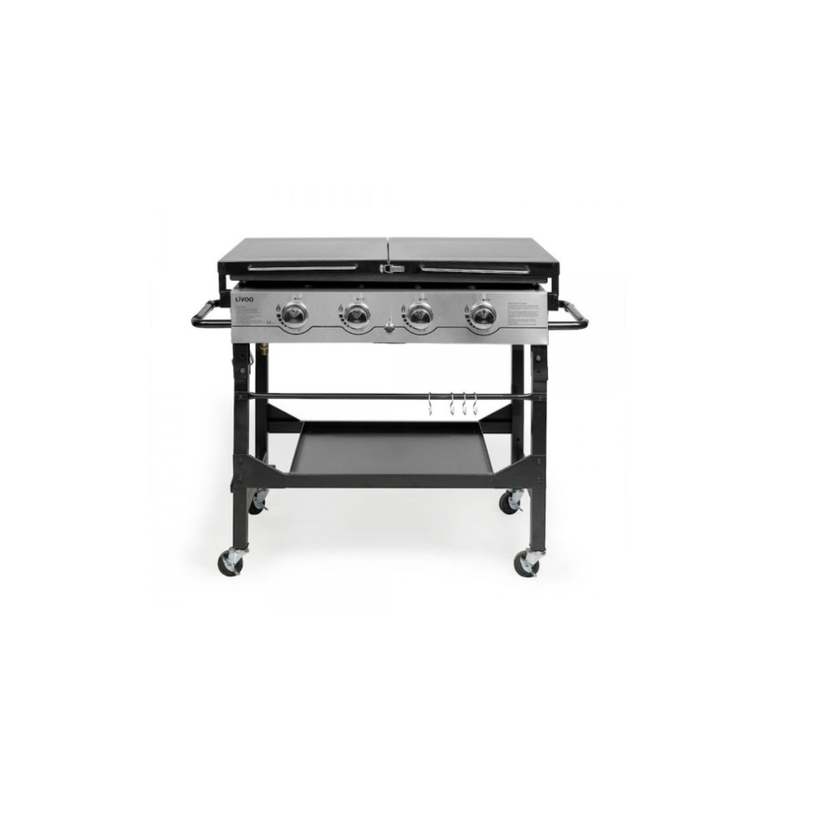 Livoo 4-Brenner-Gasgrill auf Wagen - Doc278