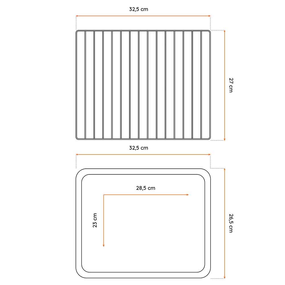 23-Liter-Multifunktions-Elektro-Tischbackofen – HR-23HN – 1600 W – Schwarz