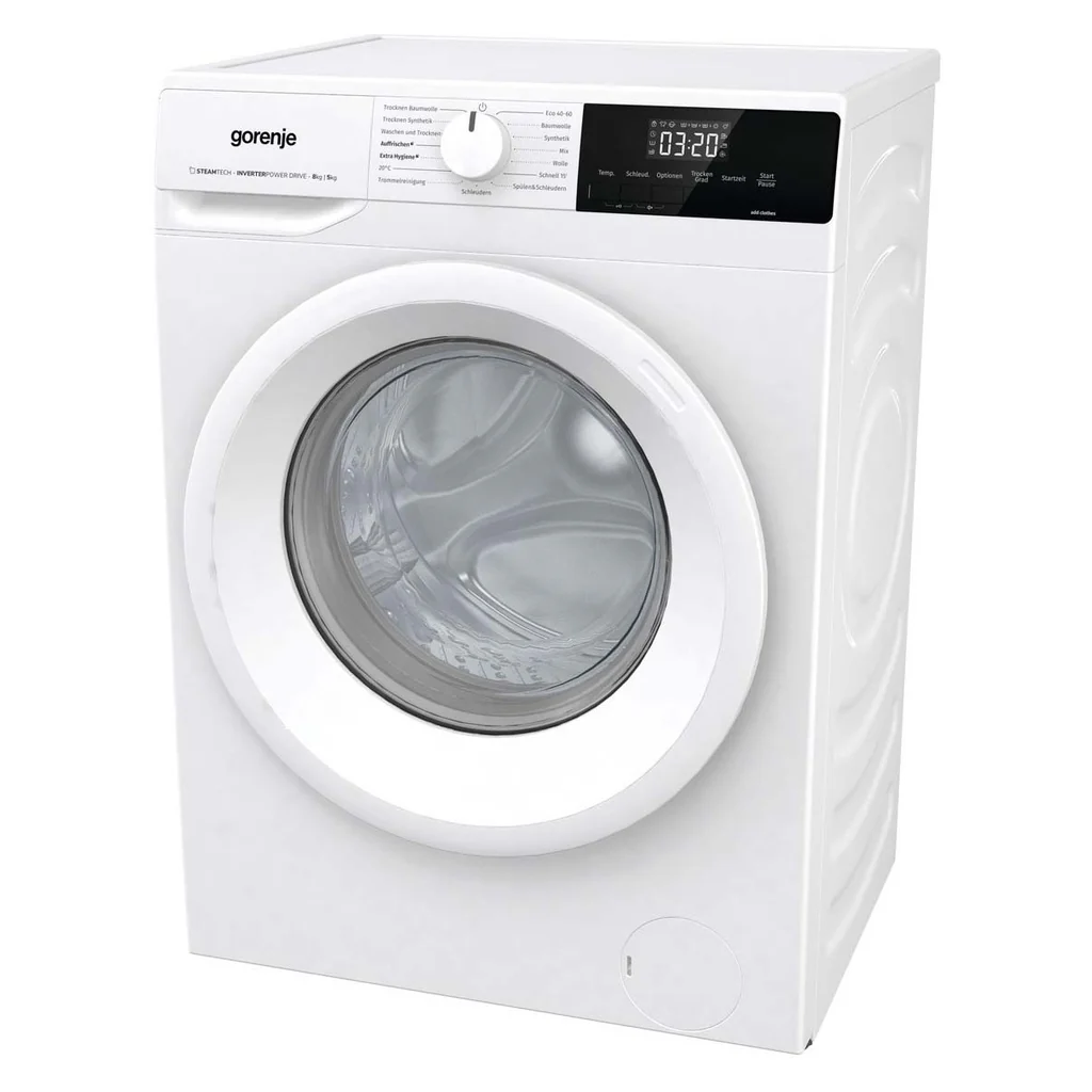 Gorenje W3D2A854ADPS/DE Waschtrockner, Baujahr 2025, 8/5 kg, 1400 U/min, mit Dampffunktion