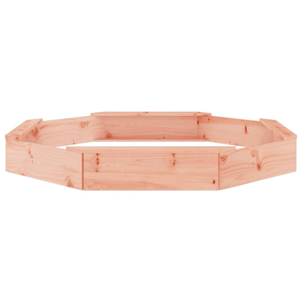 Achteckiger Sandkasten mit Sitzgelegenheiten, massives Douglasienholz, Vidaxl