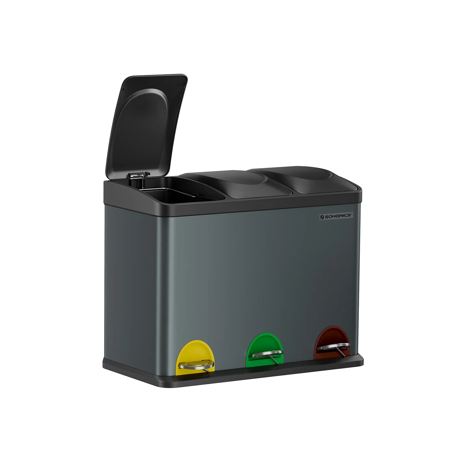 3 x 15 liters skraldespand