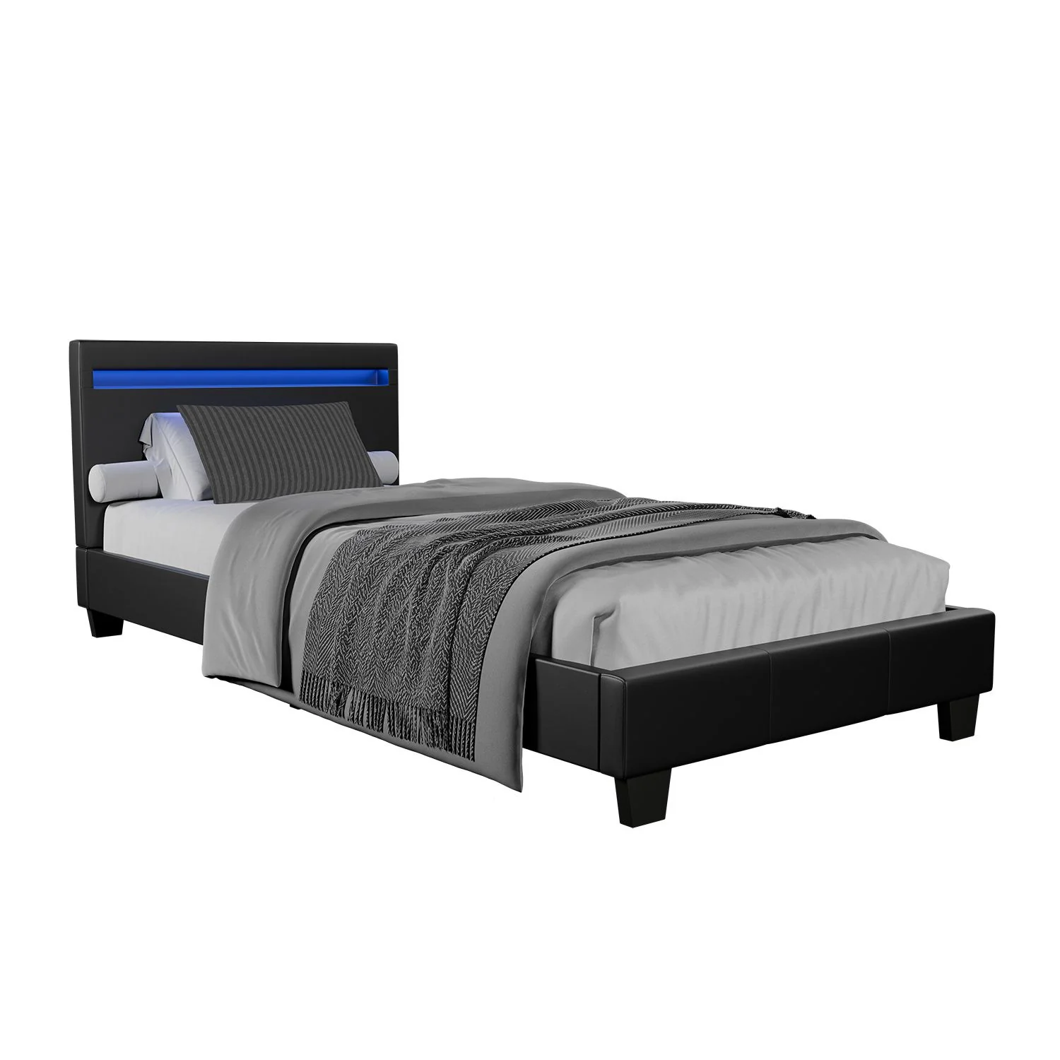 Lit capitonné Verona 2025, 120 x 200 cm, blanc