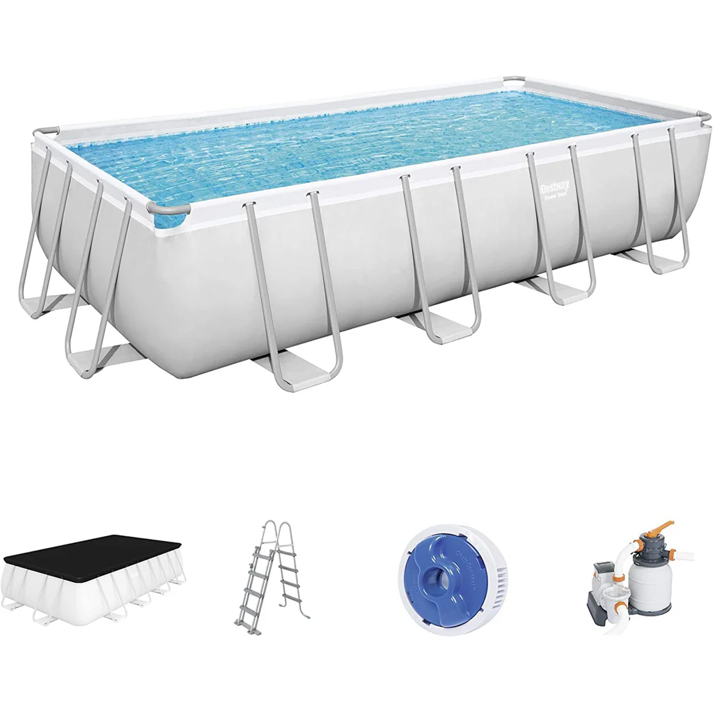 2025 Power Steel Frame pool 549x274x122 cm rektangulær 56466