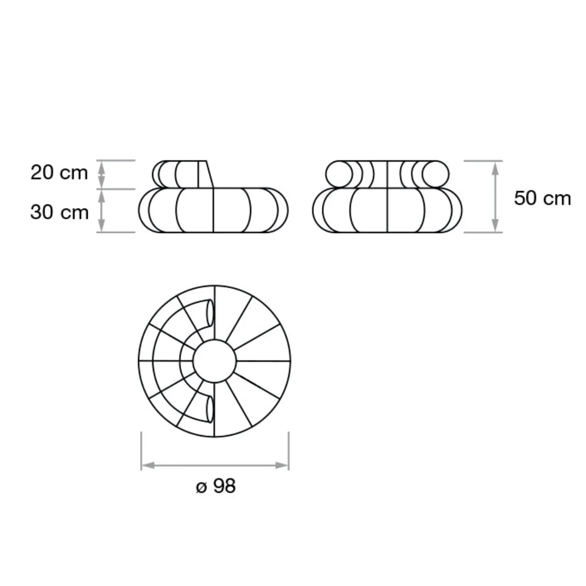 Don Out Floating Sofa