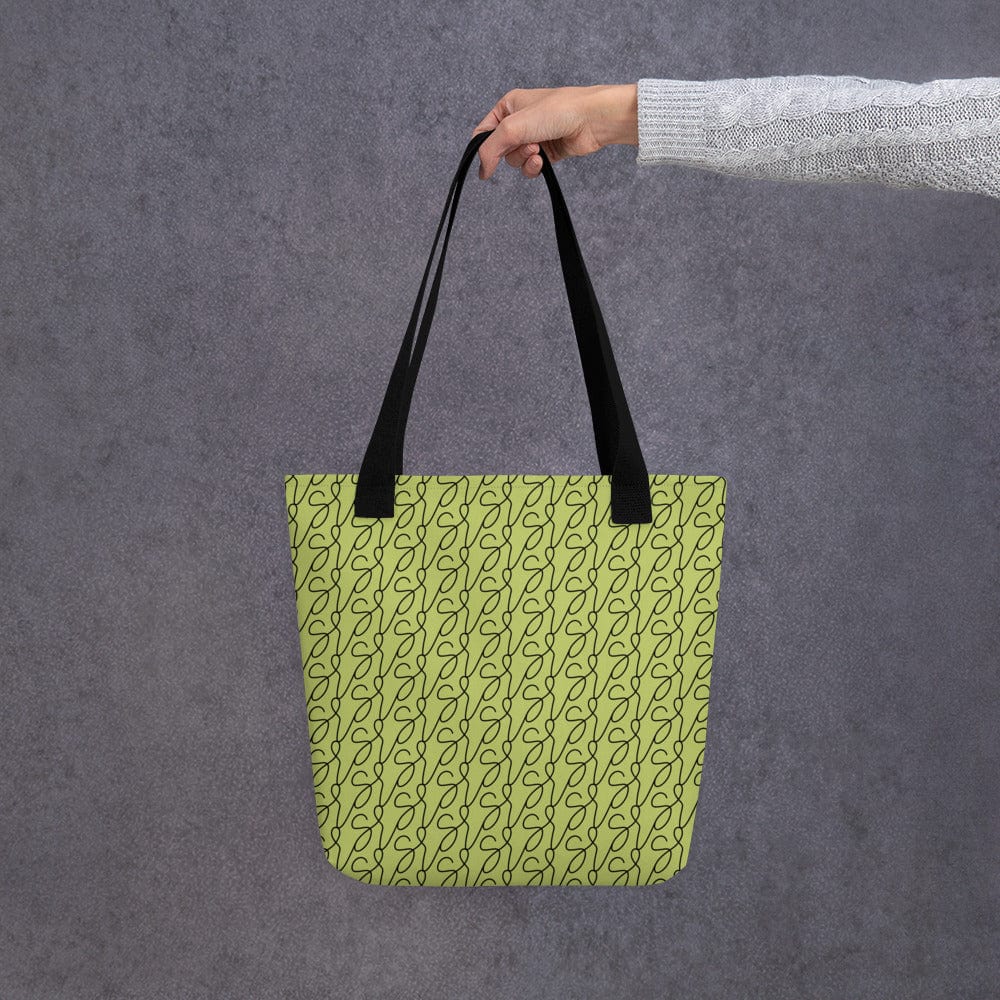 Olive Green Logo Tote Bag