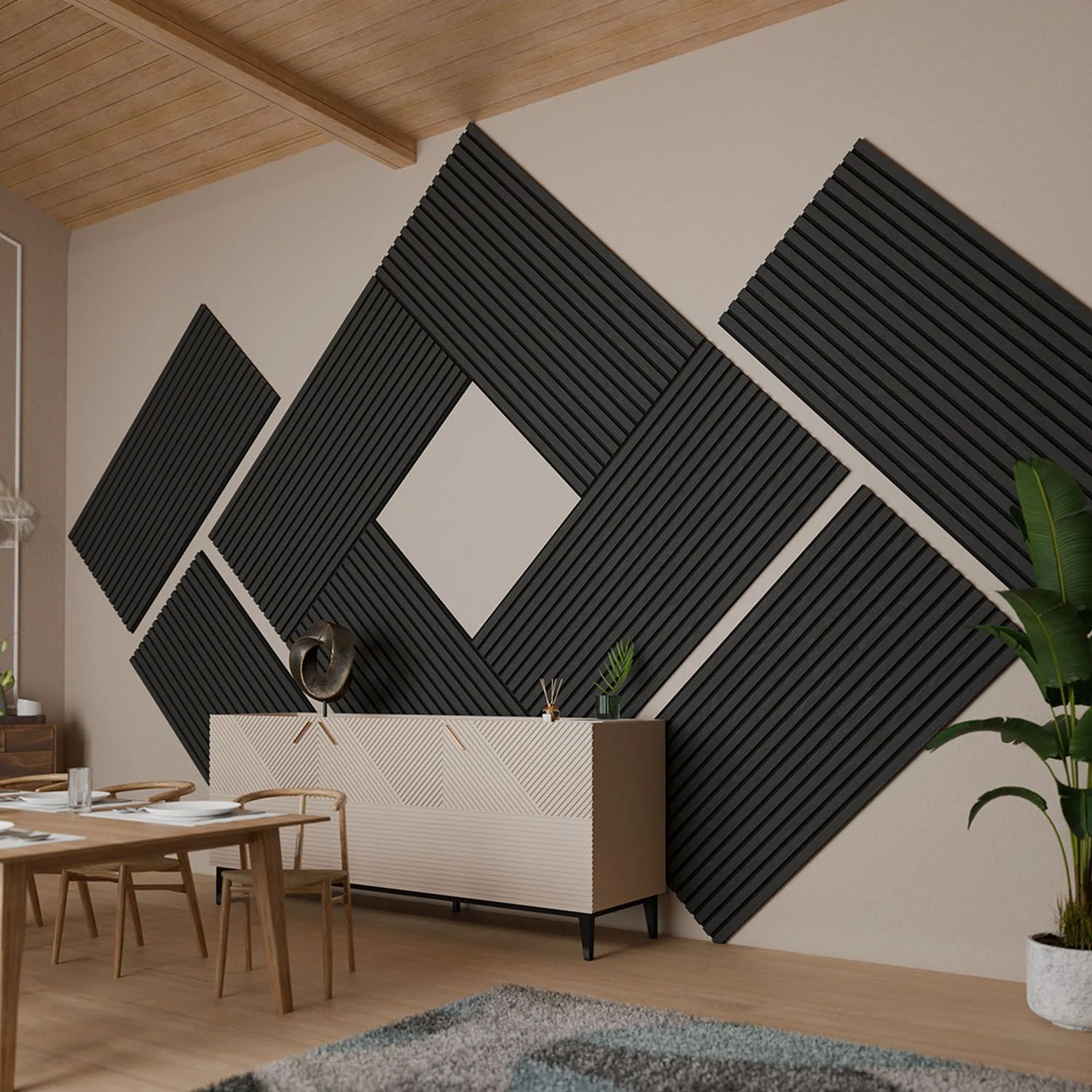 2025 panneaux muraux acoustiques par lot de 4