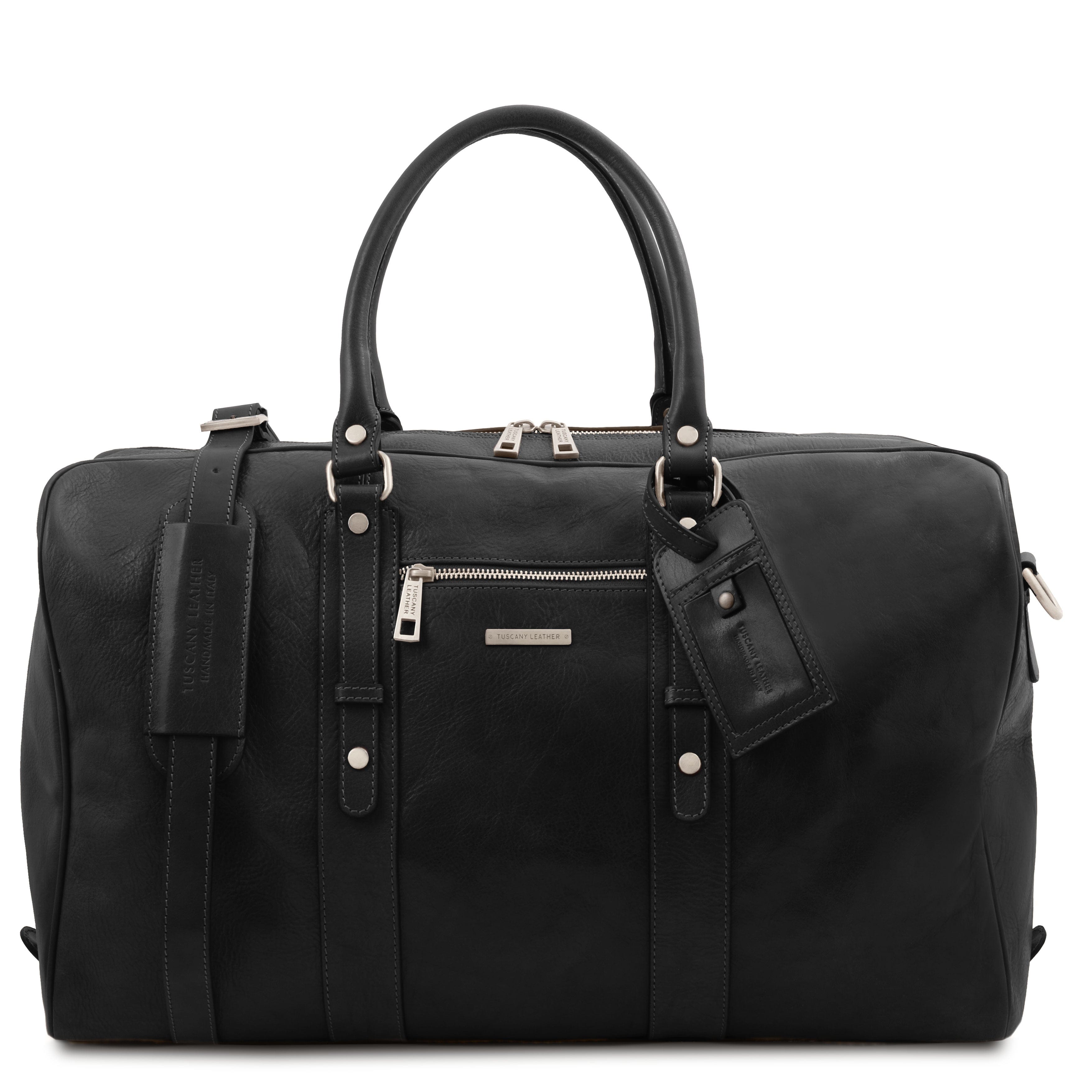 TL Voyager - Leather travel bag with front pocket | TL142140
