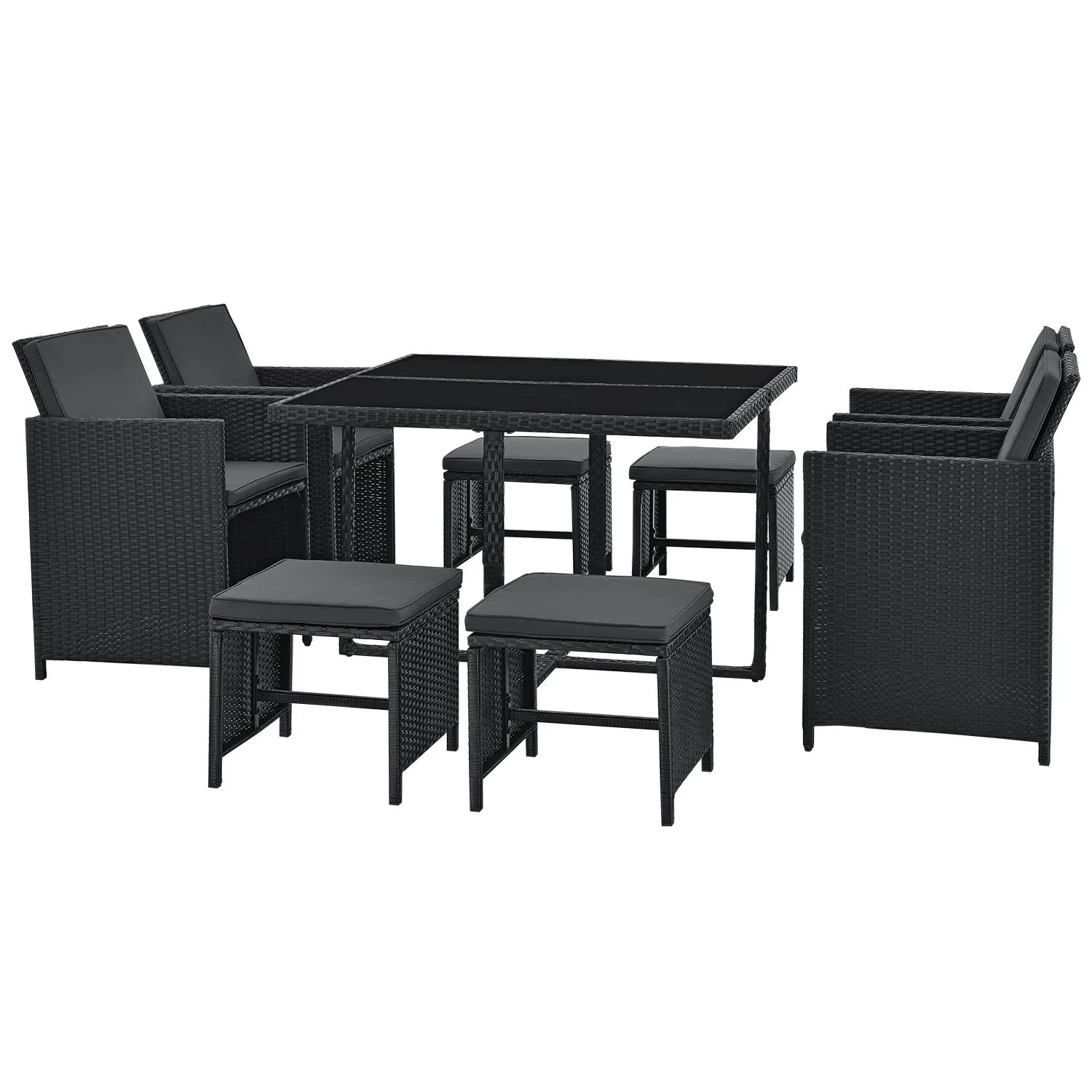 Ensemble de salon Baracoa L en polyrotin 2025