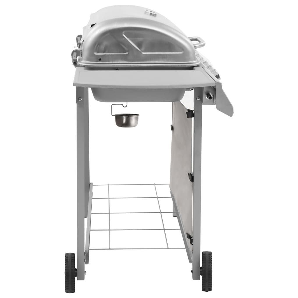 Vidaxl 6-Brenner-Gasgrill, Silber