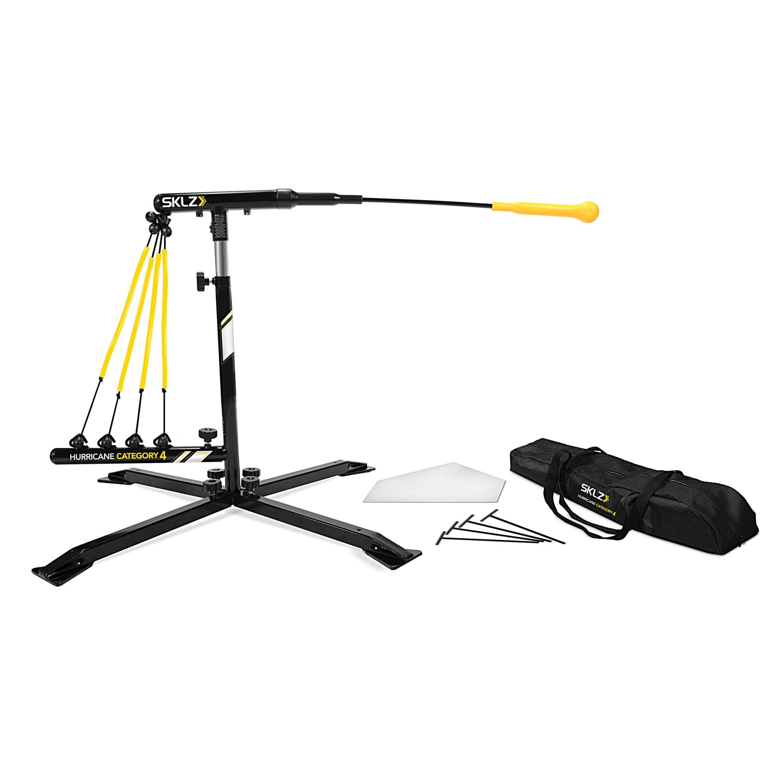 SKLZ Hurrikan Kategorie 4 Schlagtrainer, Schwungtrainer nur für Baseball- und Softball-Tee-Übungen