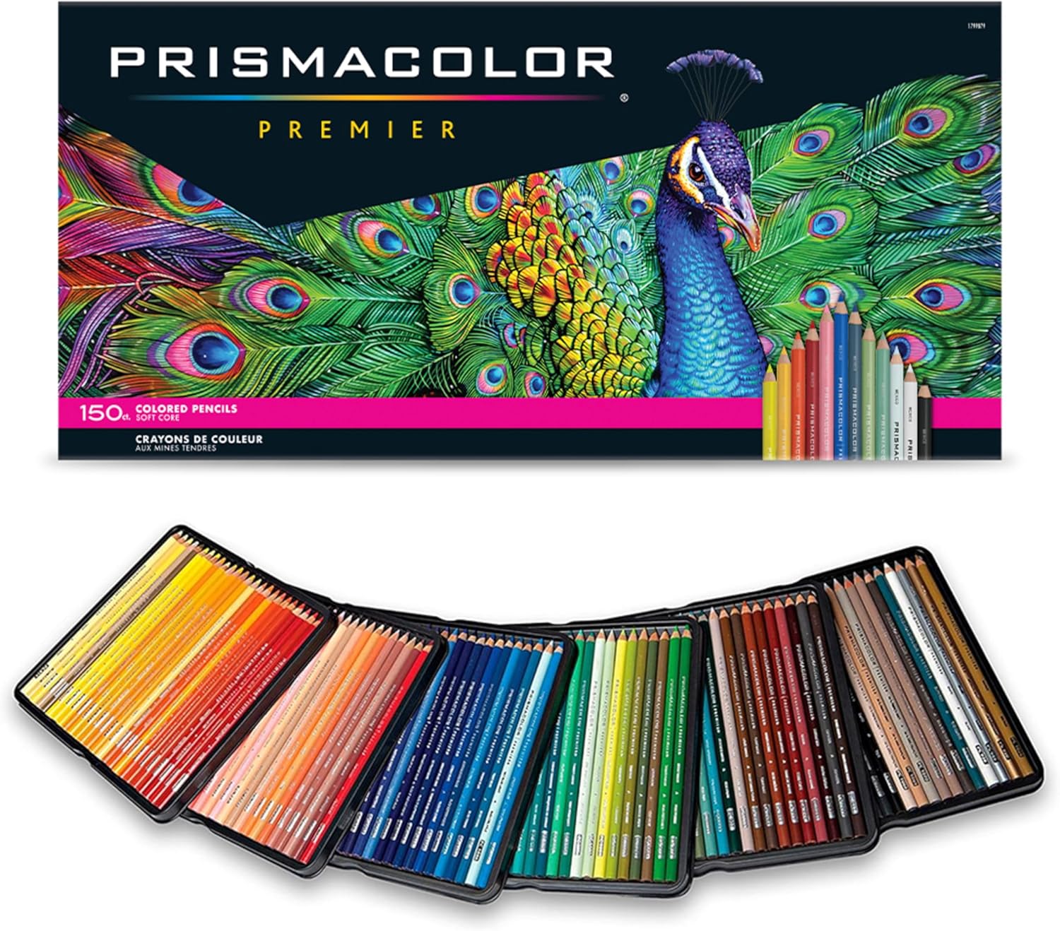 Sanford Wood Prismacolor Premier farveblyanter, 150 stk.