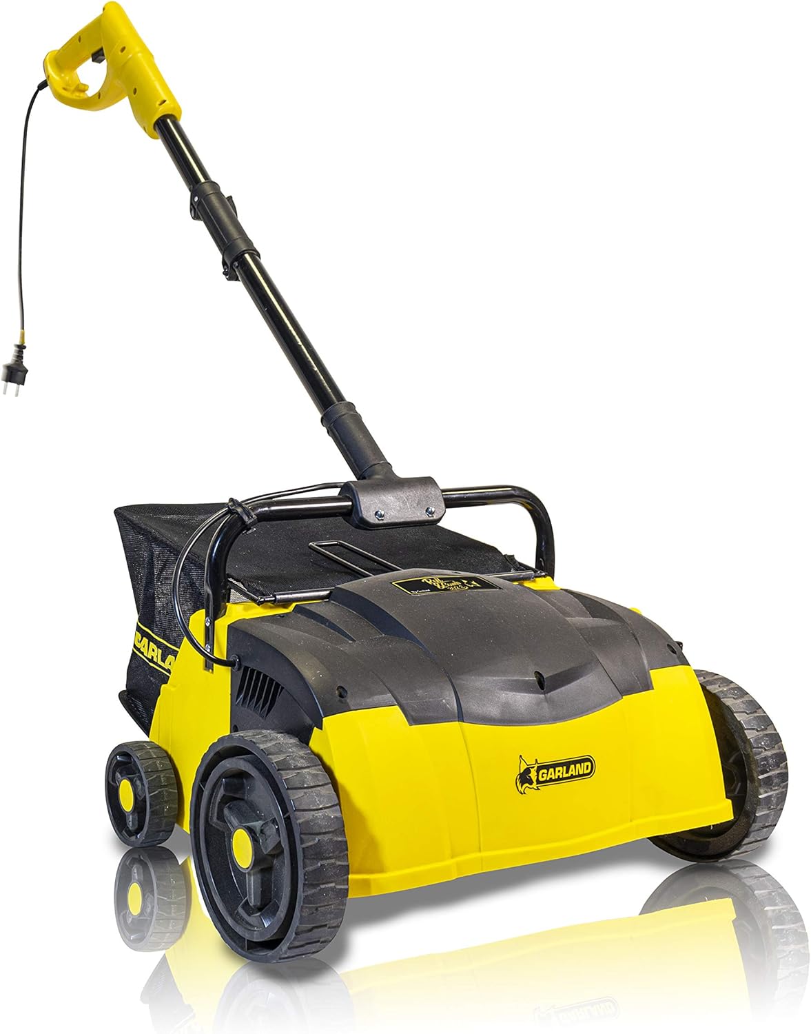 Garland Roll&Comb 502E-V19 - Elektrisk kunstgræsfejer/kammaskine med stikkontakt - 1.600 W effekt, 15,6 kg vægt, 40 cm arbejdsbredde med justerbar højde. 40 L opsamlingspose. Velegnet til overflader op til 350 m².