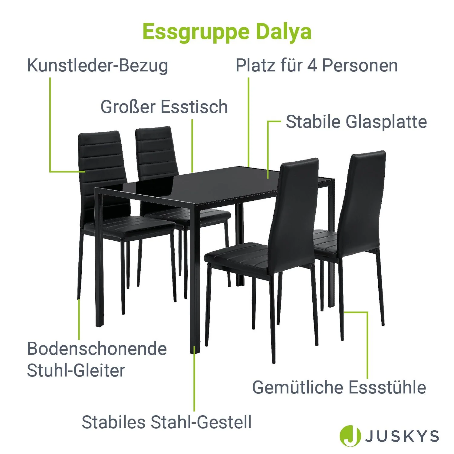 2025 Dalya Essgruppe für 4 Personen