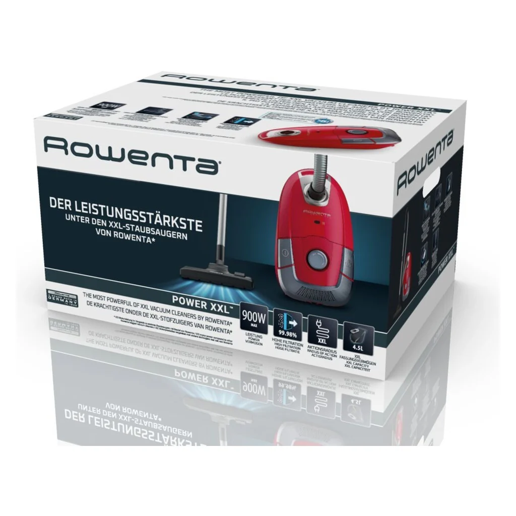Rowenta Power XXL Staubsauger mit Beutel, Modell RO3154EA, 900 W, 4,5 l (Baujahr 2025)