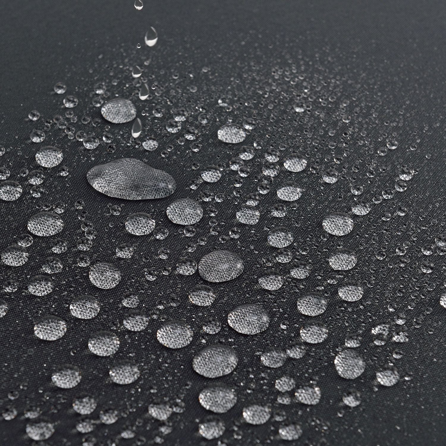 Ensemble de jardin en résine tressée Punta Cana M 2025, noir avec coussins gris