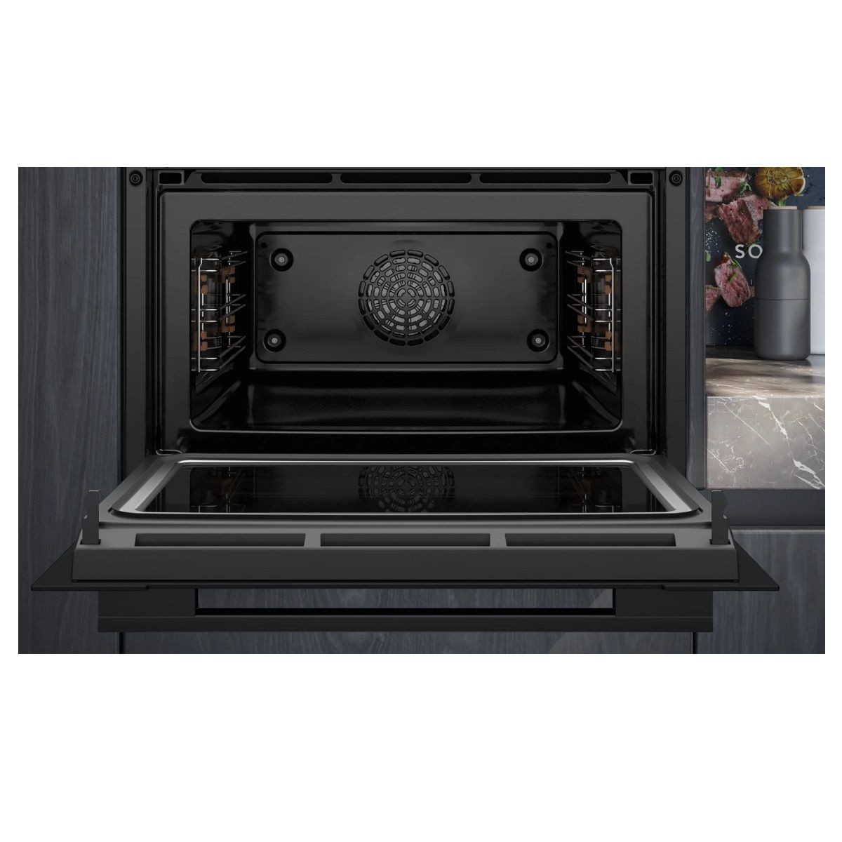 Siemens Einbau-Kombi-Backofen 45 l Schwarz - CM724G1B1