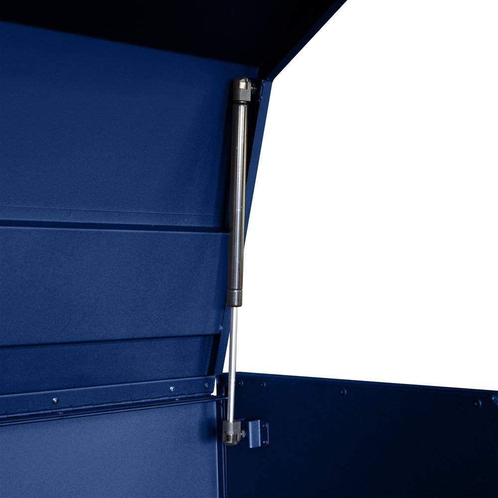 2025 Husky kombinationsværktøjskasse med 23 skuffer og hjul – 136 cm (B) x 51 cm (D) i matblå