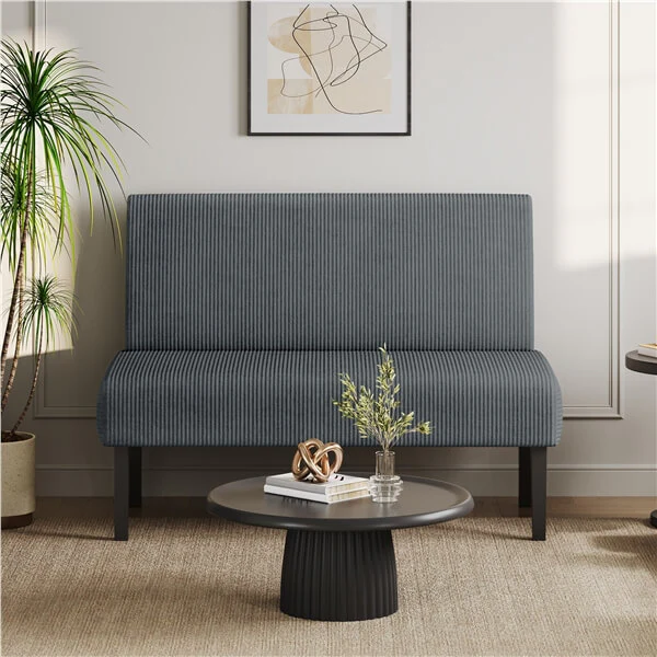 Yaheetech Kleines und bequemes Sofa – 2-Sitzer Mini-Sofa