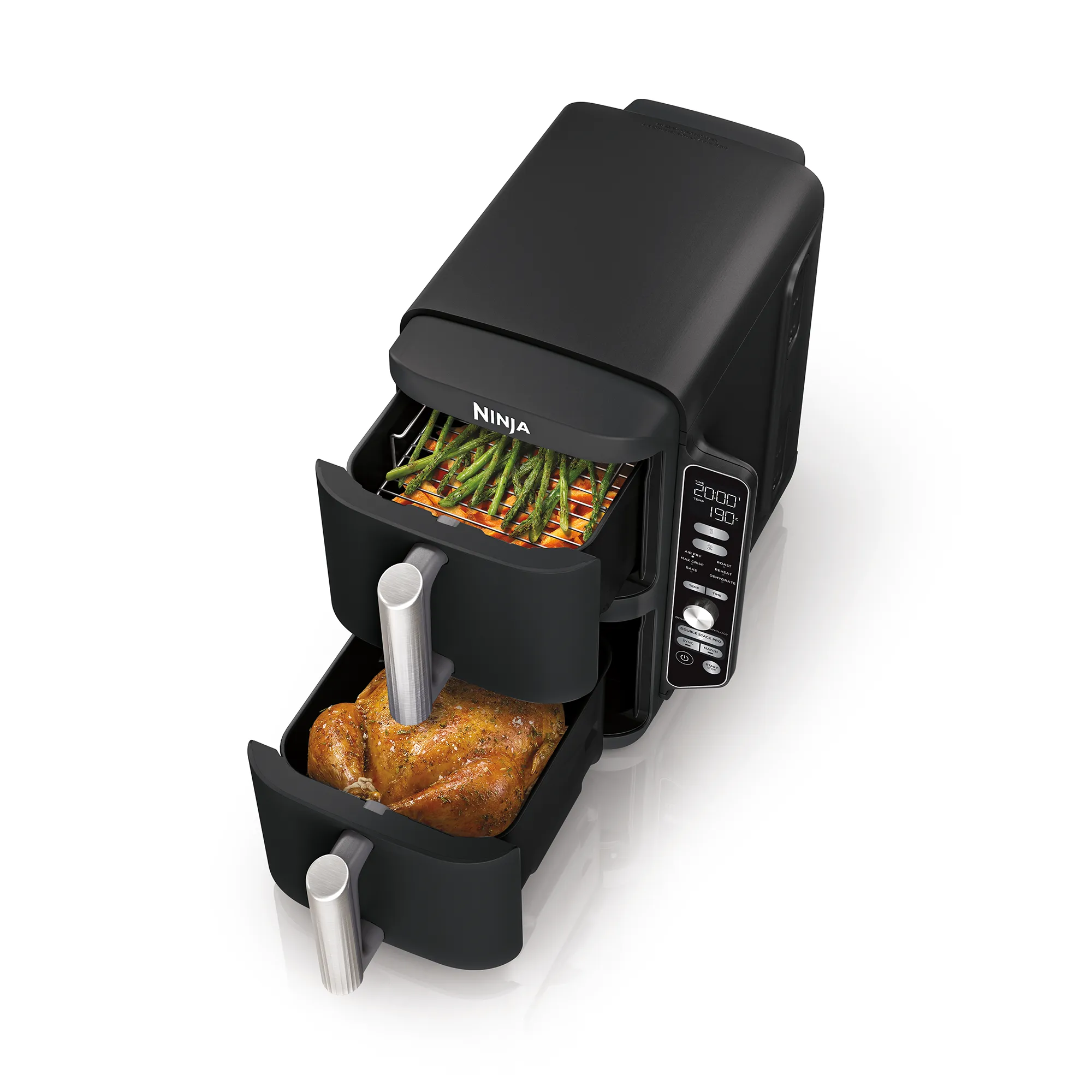 2025 Ninja DoubleStack™ XXXL 9,5L airfryer med 2 skuffer