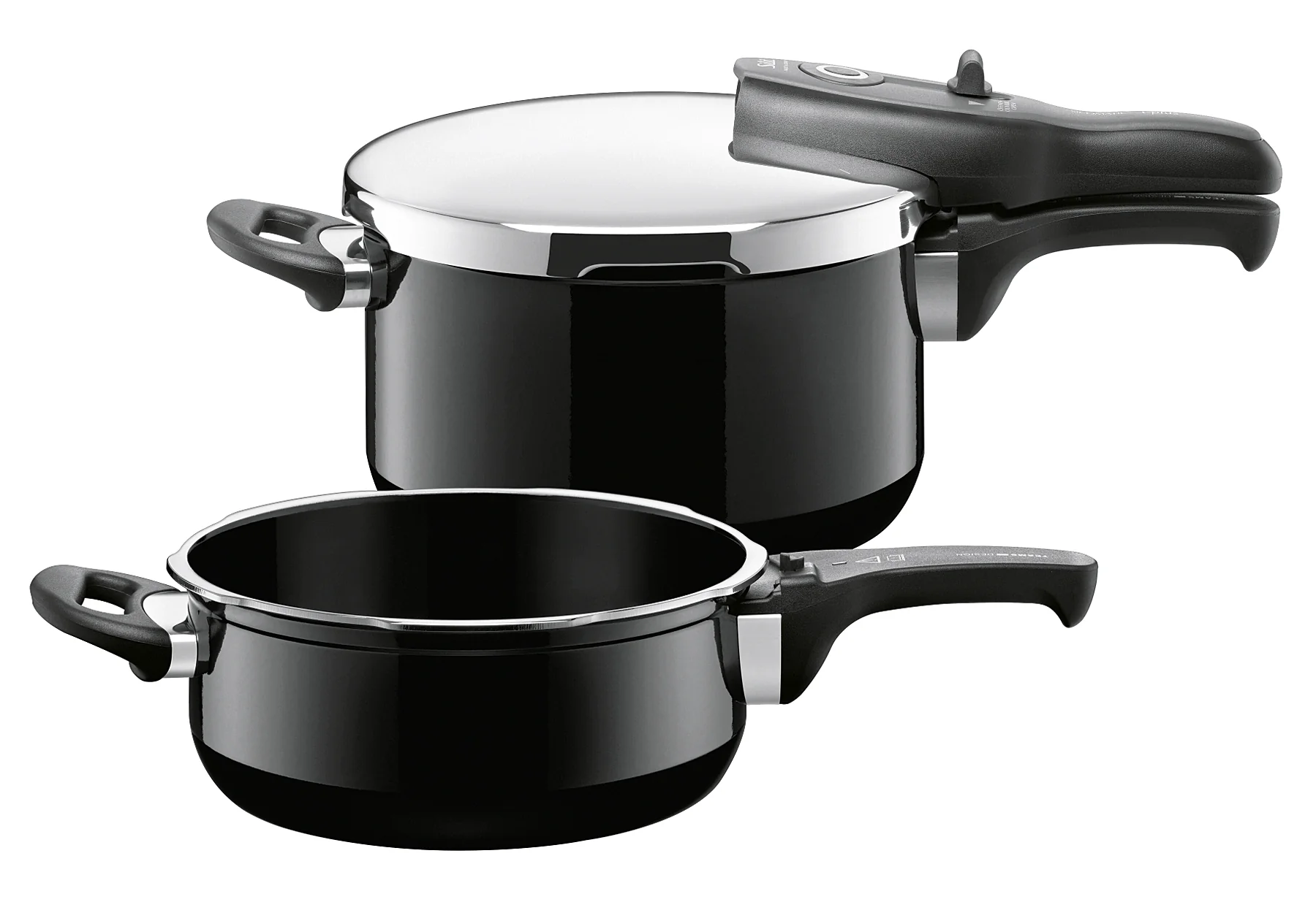 2025 Sicomatic t-plus Duo trykkogersæt 4,5 l + 3 l Silargan Sort. 2 dele