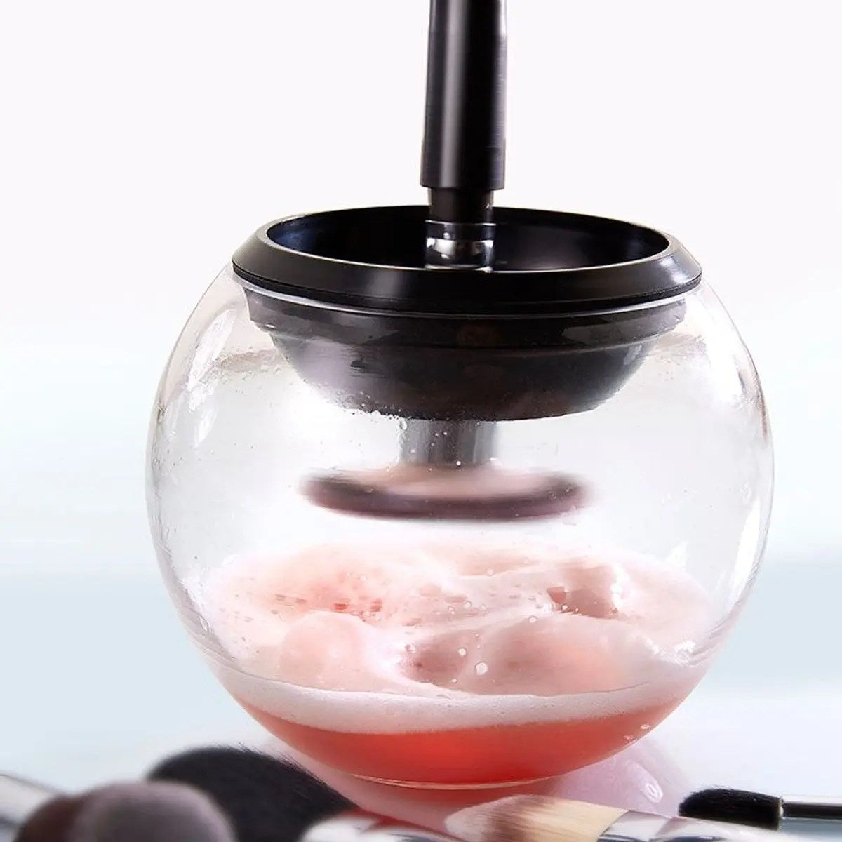 Elektrischer Make-up-Pinselreiniger mit Schleuderfunktion – Wrinse™