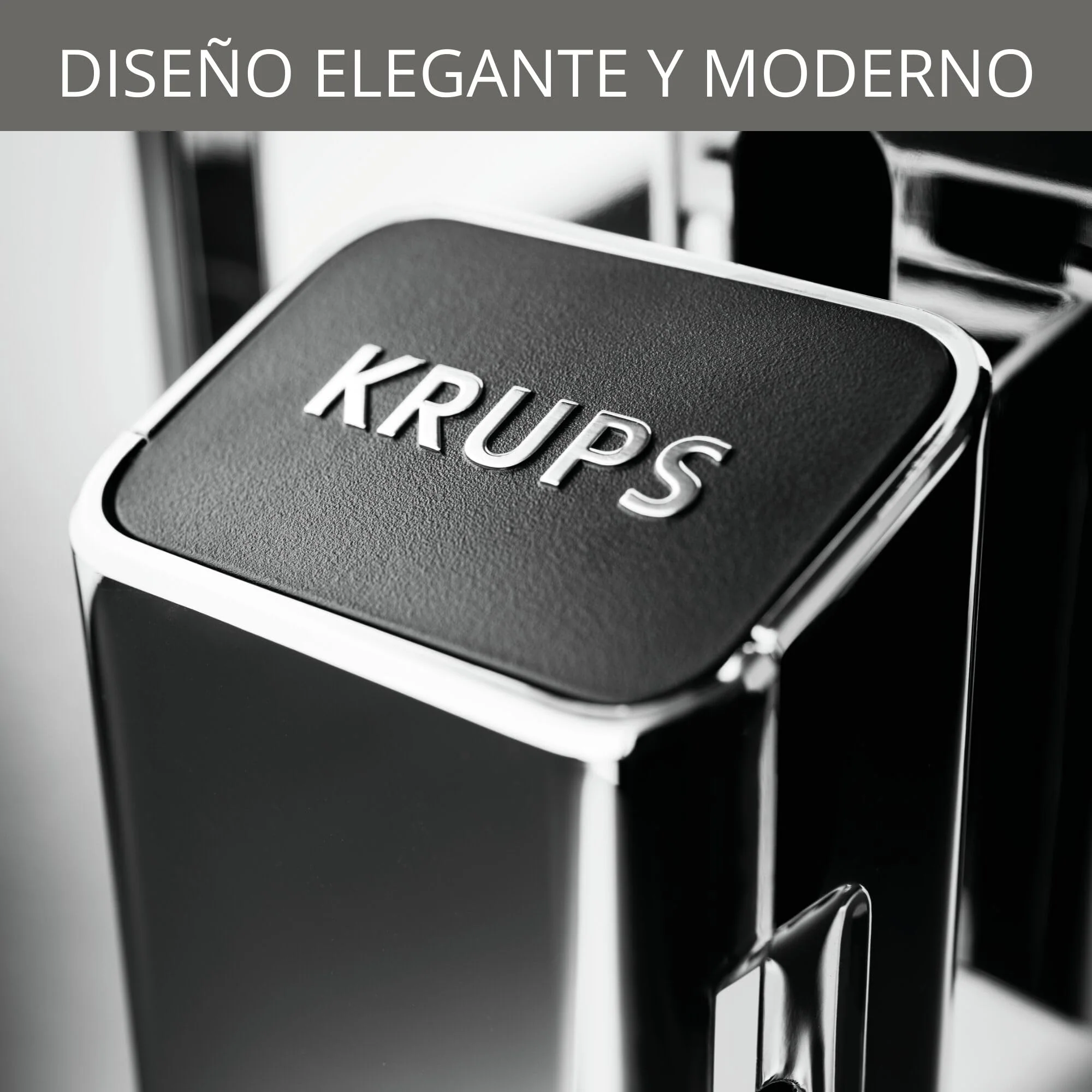 Krups Intuition Experience 2025 – Kaffeevollautomat. Farb-Touchscreen. Kontrollleuchten. 17 individuell anpassbare Getränke. Eigene Rezepte. Edelstahl.