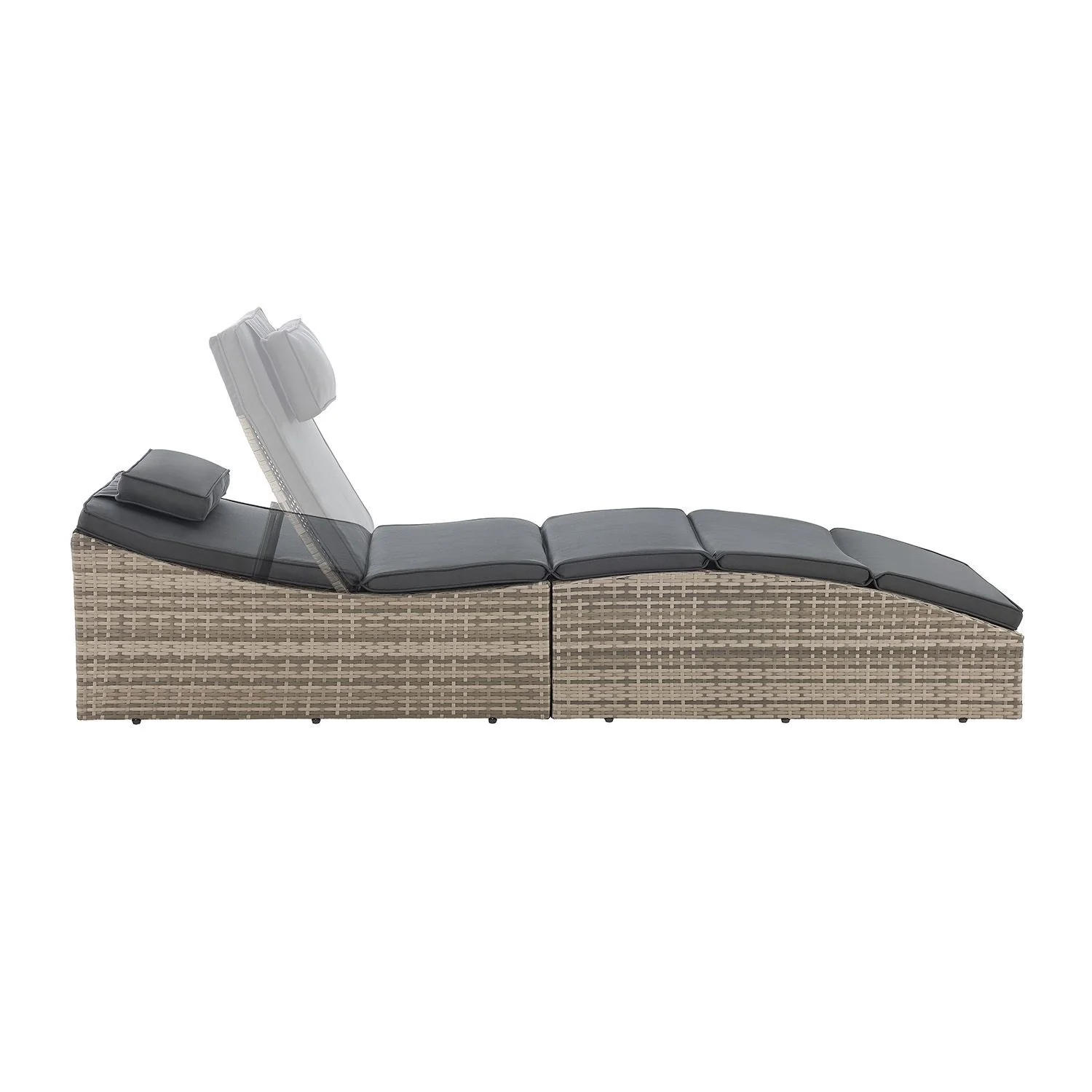 Chaise longue pliante Lamia en polyrotin 2025