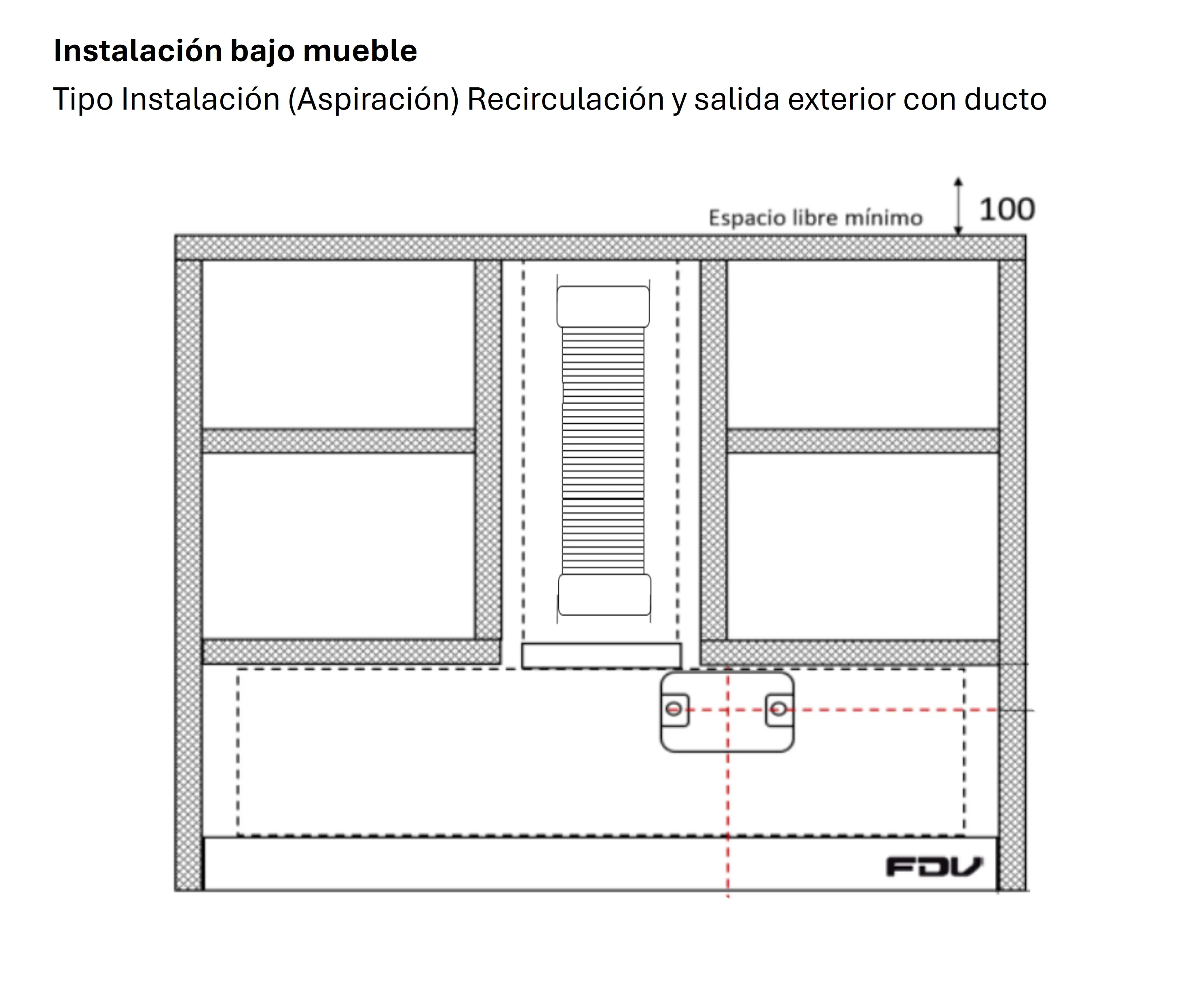 2025 Urban FDV 90cm Ausziehbare Dunstabzugshaube