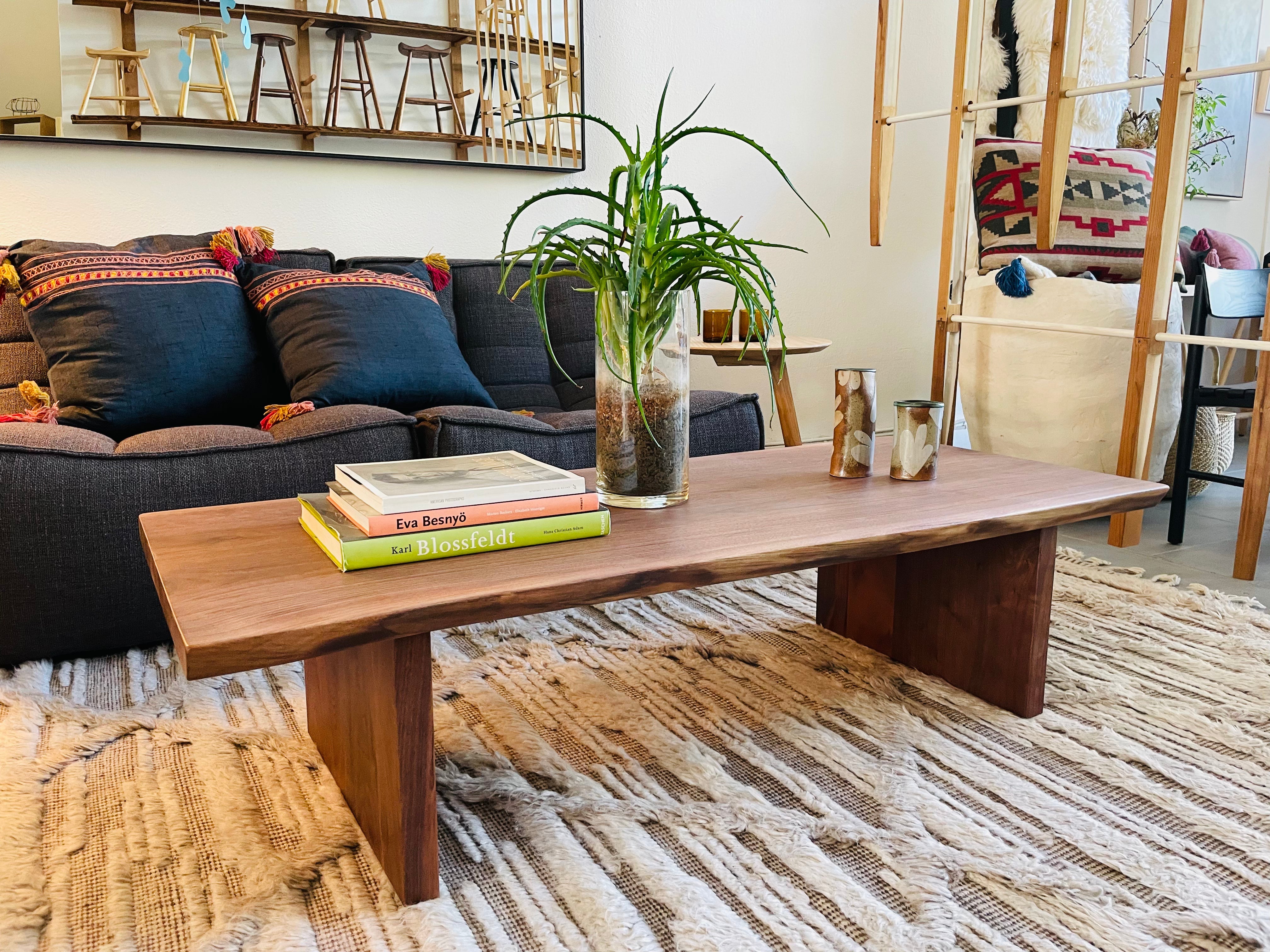 Mesa de centro Sofia Live Edge - Nogal