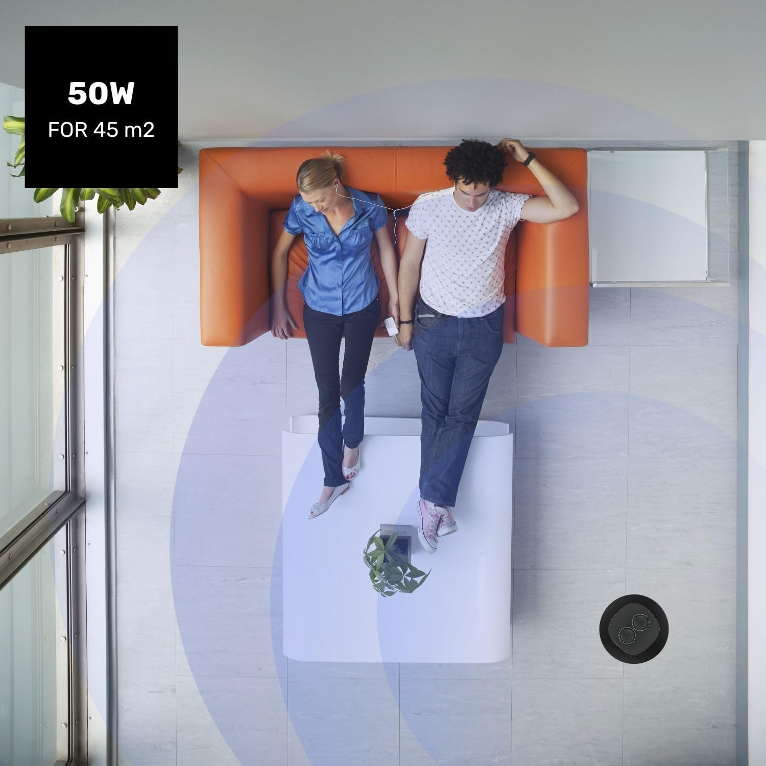 Ventilateur tour Taurus - New Babel 50 W, hauteur 86 cm