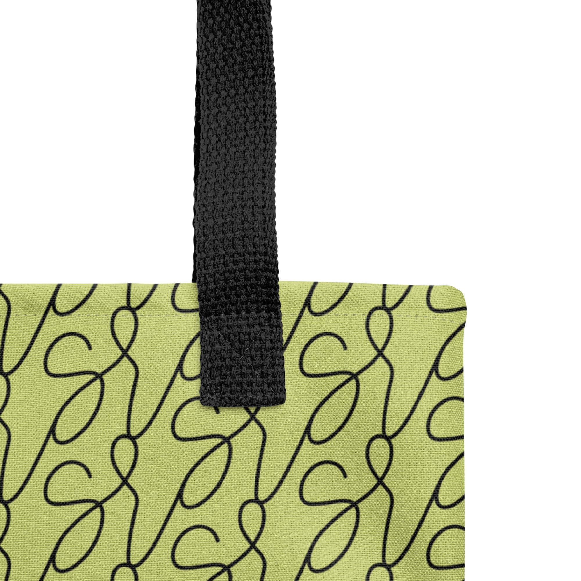 Olive Green Logo Tote Bag