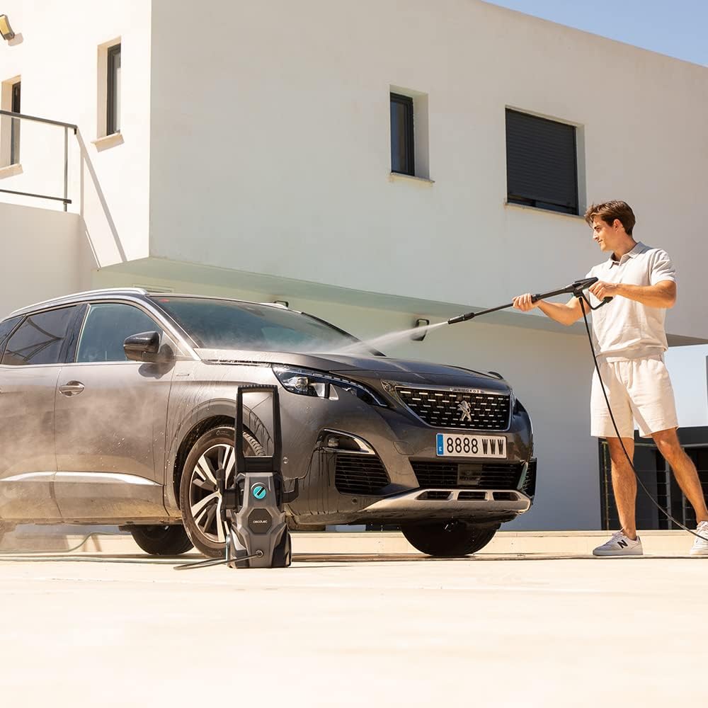 Cecotec HydroBoost 2400 AdvanceClean højtryksrenser. 2400W, Hjem, Have eller Bil, Flowhastighed på 480l/t, 180 trykbarer, Aluminiumpumpe, Aktionsradius 14 m