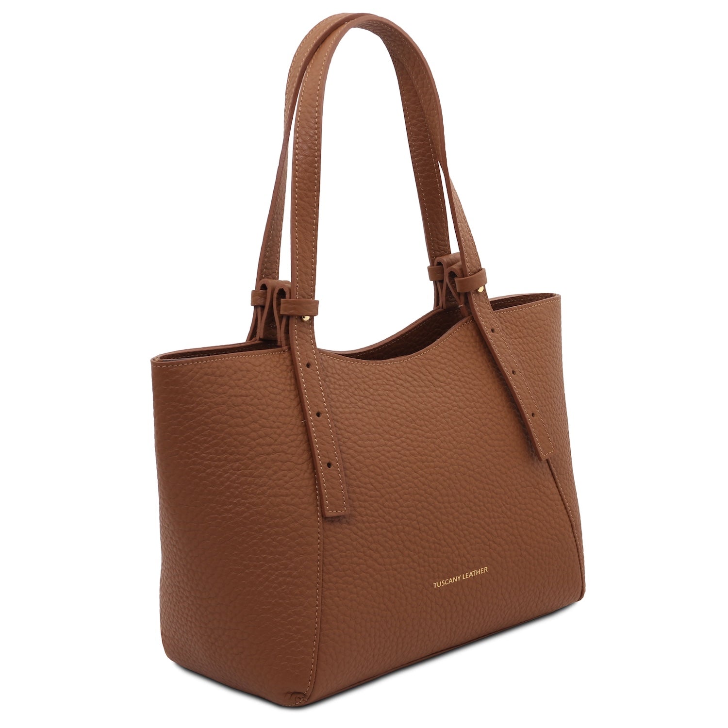 Libra - Long handle leather tote bag | TL142580